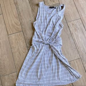 Theory Cotton Striped dress size small